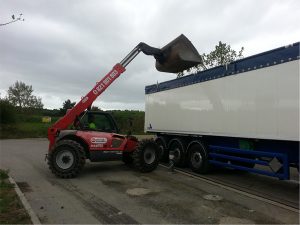 MANITOU BENNE VRAC VERRE